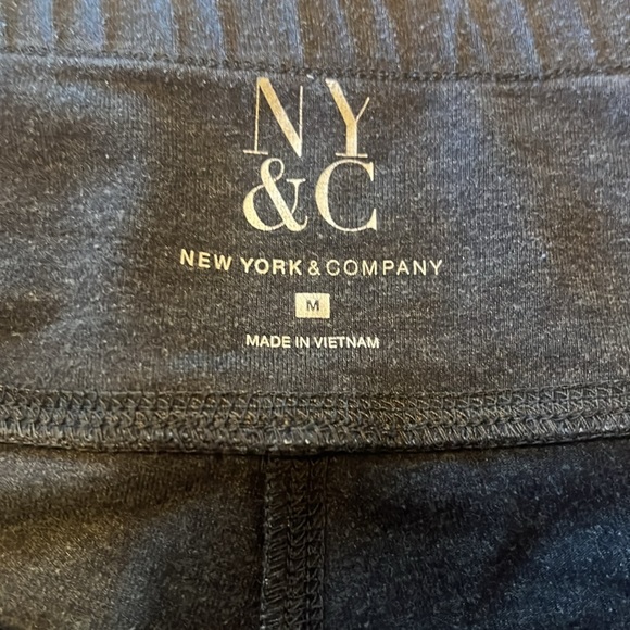 NY&Co Dark Gray Yoga Pants with Flared leg - Picture 2 of 3
